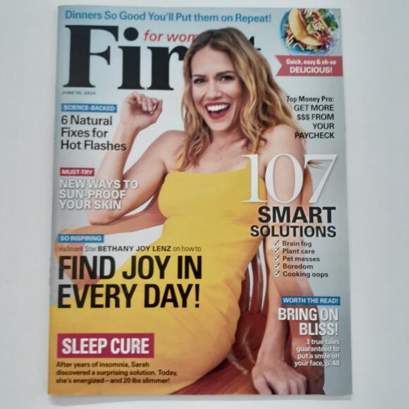 First for Women Magazine June 10 2024 Find Joy Sleep Cure Publisher - Picture 1 of 2